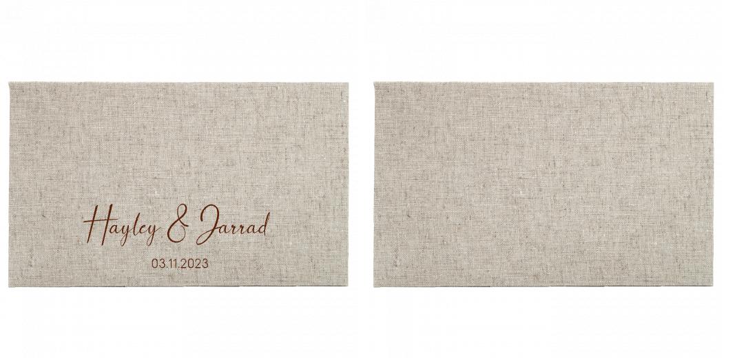 Fabric Print Box With 2 Areas - Can hold 6x4″ & 7x5″ photos. The Photographer's Toolbox PD Custom Product  The Photographer's Toolbox