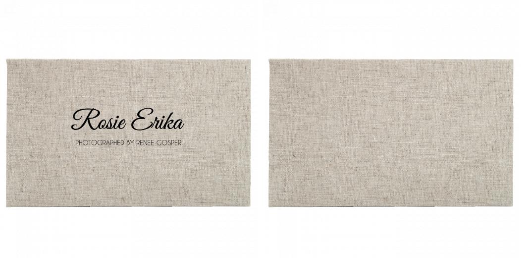 Fabric Print Box With 2 Areas - Can hold 6x4″ & 7x5″ photos. The Photographer's Toolbox PD Custom Product  The Photographer's Toolbox