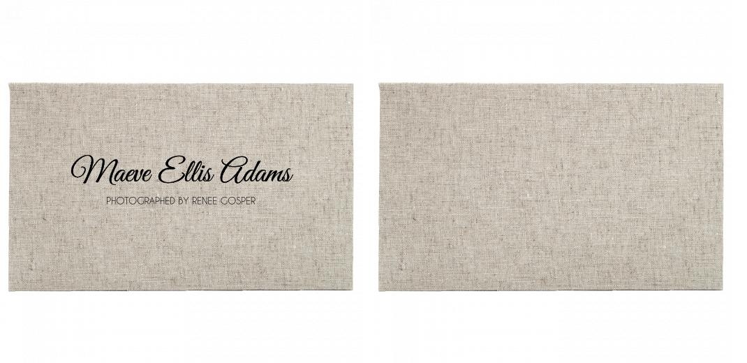 Fabric Print Box With 2 Areas - Can hold 6x4″ & 7x5″ photos. The Photographer's Toolbox PD Custom Product  The Photographer's Toolbox