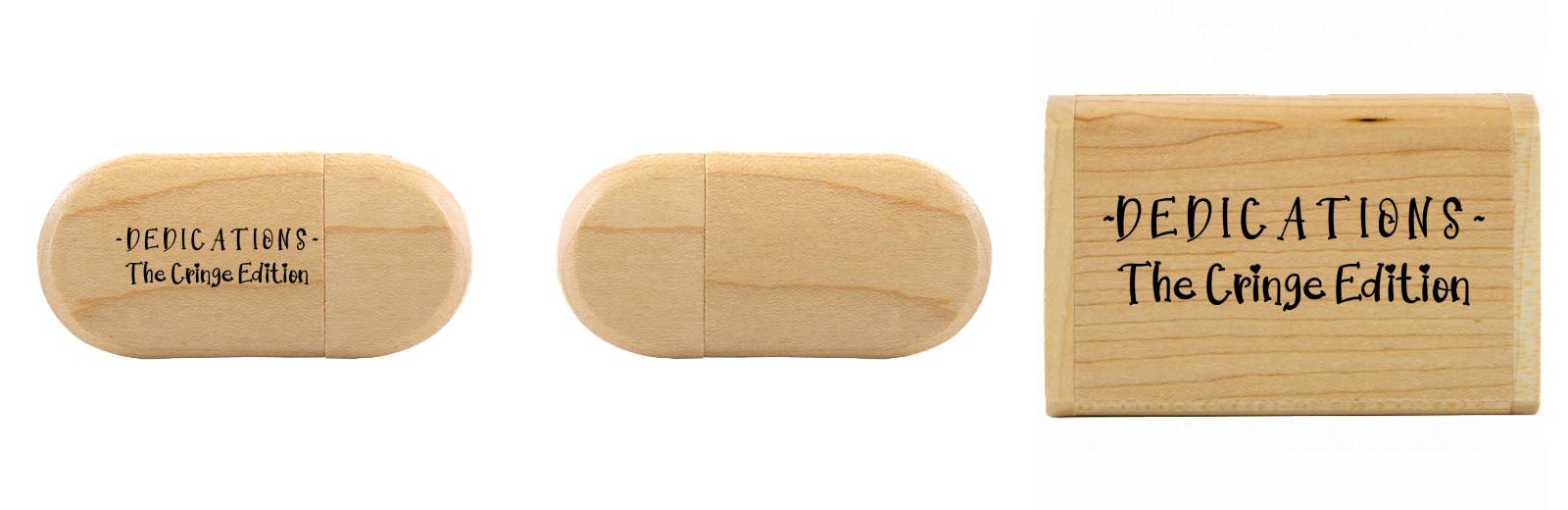 Oval USB with flip top box The Photographer's Toolbox PD Custom Product  The Photographer's Toolbox