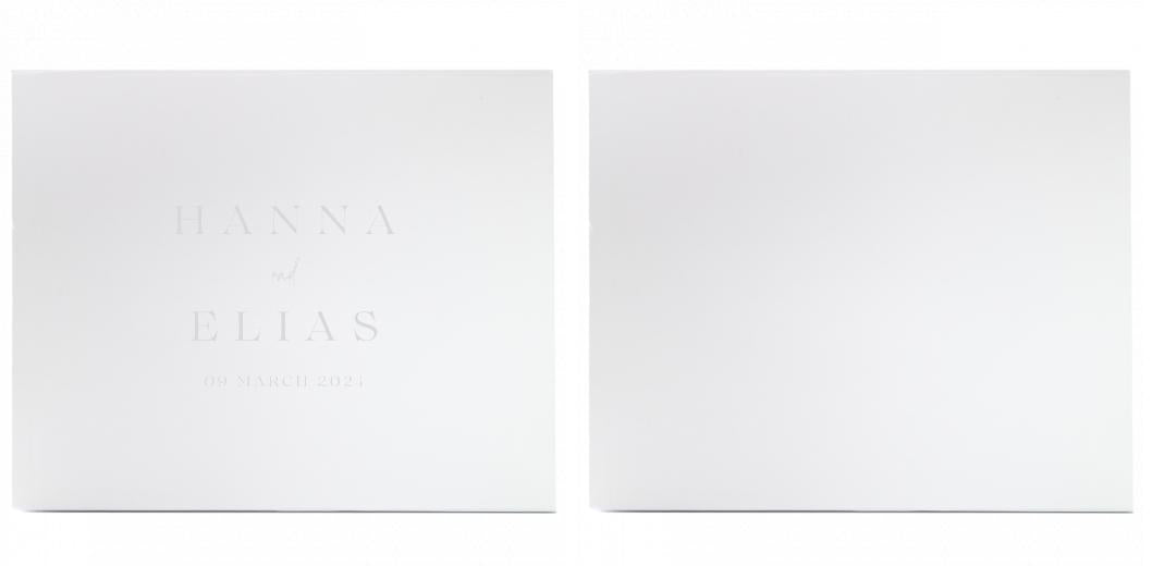 MEDIUM Gift Box - with FREE lid printing - White or Brown.  Can hold 7x5″ photo album. The Photographer's Toolbox PD Custom Product  The Photographer's Toolbox