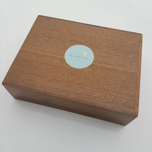 Wooden Memory Box: 10x8" inside WALNUT (EMPTY - Photo lid - optional extra). The Photographer's Toolbox Boxes 77.00 The Photographer's Toolbox