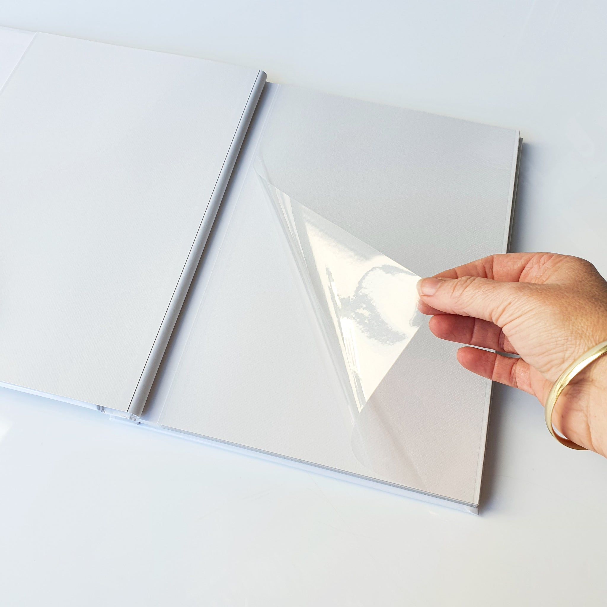 Personalised White Self Adhesive Photo Album - The Photographer's Toolbox