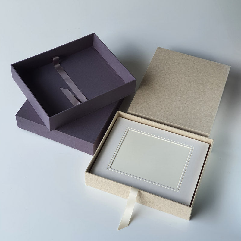 Linen Photography Presentation Boxes 40% Off Folio Photo Box - Main Image