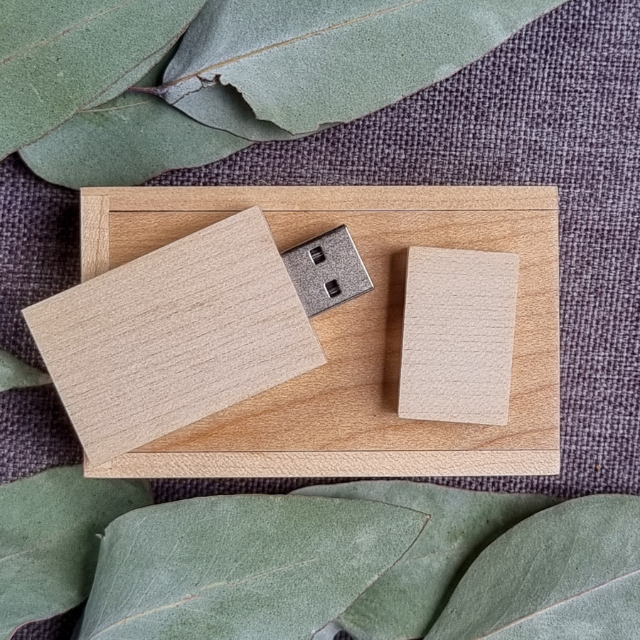 Rectangular Frame Usb Rectangle USB with slide top box - The Photographer's Toolbox