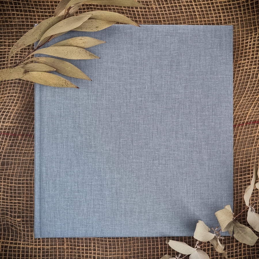 Dry Mount Photo Album - Blue Linen: 60 Sides The Photographer's Toolbox PD Custom Product 129.95 The Photographer's Toolbox