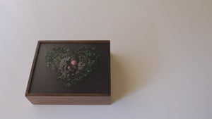 Wooden Box - Large Rectangle 'Walnut' (Can hold 6x4", 7x5", 6x8", 10x8" photos)