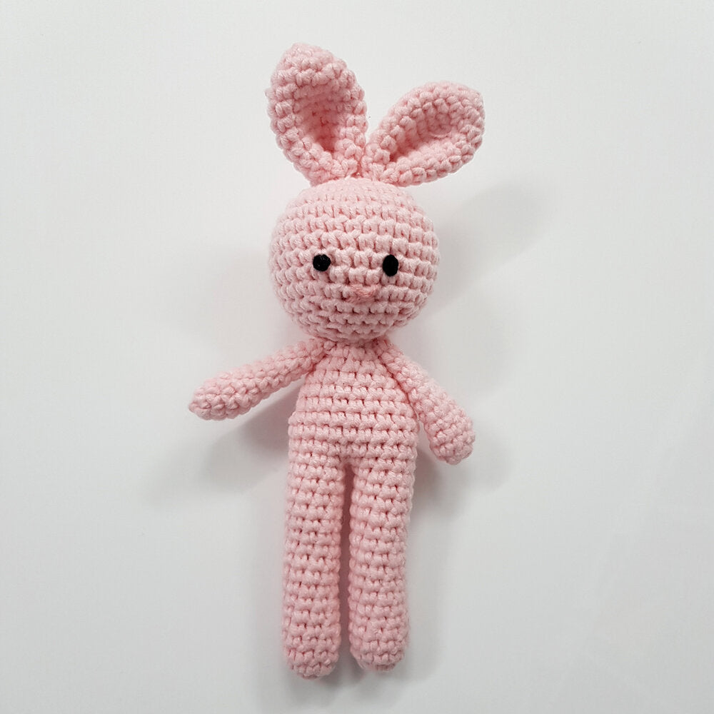 Cute little Crochet Bunnies are such a sweet gift idea or addition to a photographer's newborn collection or package.