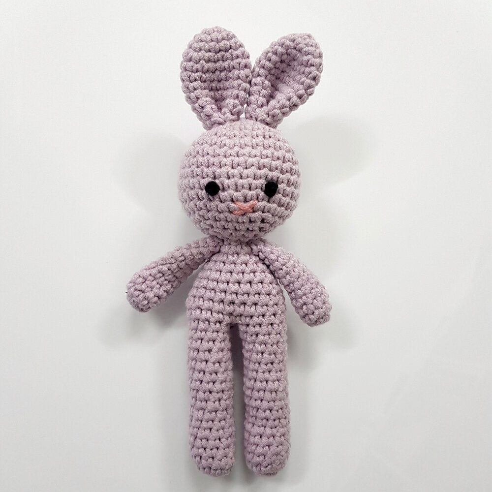Cute little Crochet Bunnies are such a sweet gift idea or addition to a photographer's newborn collection or package.