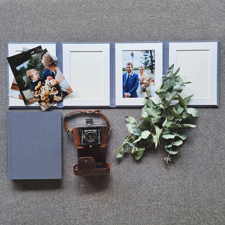 Photo Display Frames are like mini photo albums that hold four. Use our "Personalise Your Product" software to create your unique cover design.They are designed to be displayed and are ideal for family, school, and wedding photos. Perfect Unique Gift Idea!

