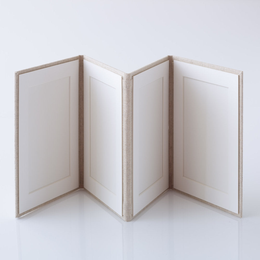 Photo Display Frames are like mini photo albums that hold four. Use our "Personalise Your Product" software to create your unique cover design.They are designed to be displayed and are ideal for family, school, and wedding photos. Perfect Unique Gift Idea!
