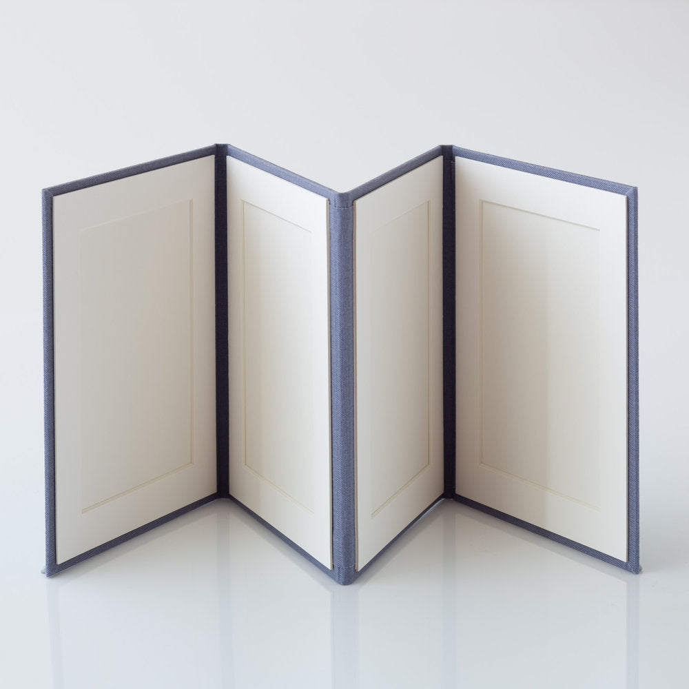 Photo Display Frames are like mini photo albums that hold four. Use our "Personalise Your Product" software to create your unique cover design.They are designed to be displayed and are ideal for family, school, and wedding photos. Perfect Unique Gift Idea!
