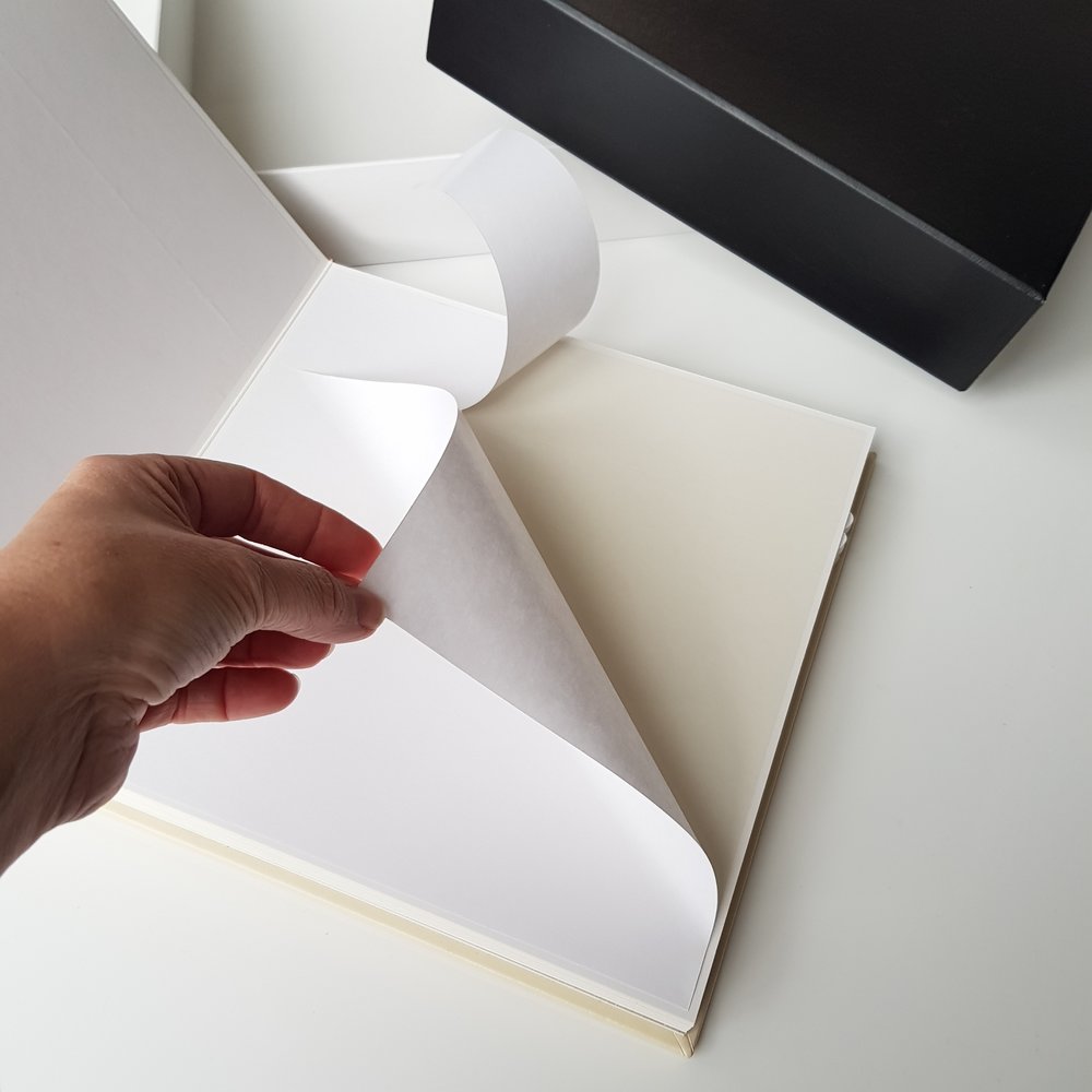 Create Your Own Personalised, Quality, 10x10 inch Black or Ivory Albums. They're easy to make yourself, or we can print your photos and assemble the album for you.
