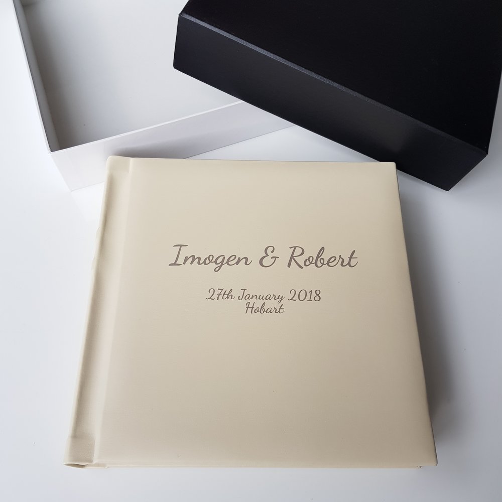 Create Your Own Personalised, Quality, 10x10 inch Black or Ivory Albums. They're easy to make yourself, or we can print your photos and assemble the album for you.
