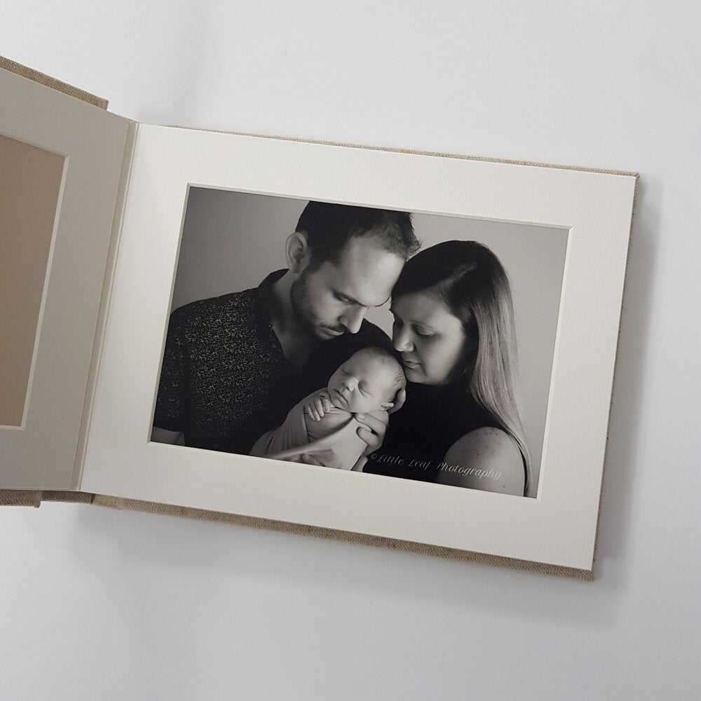 Matted Photo Albums: 7X5" - 10 Photo - HORIZONTAL The Photographer's Toolbox Matted Albums 50.00 The Photographer's Toolbox