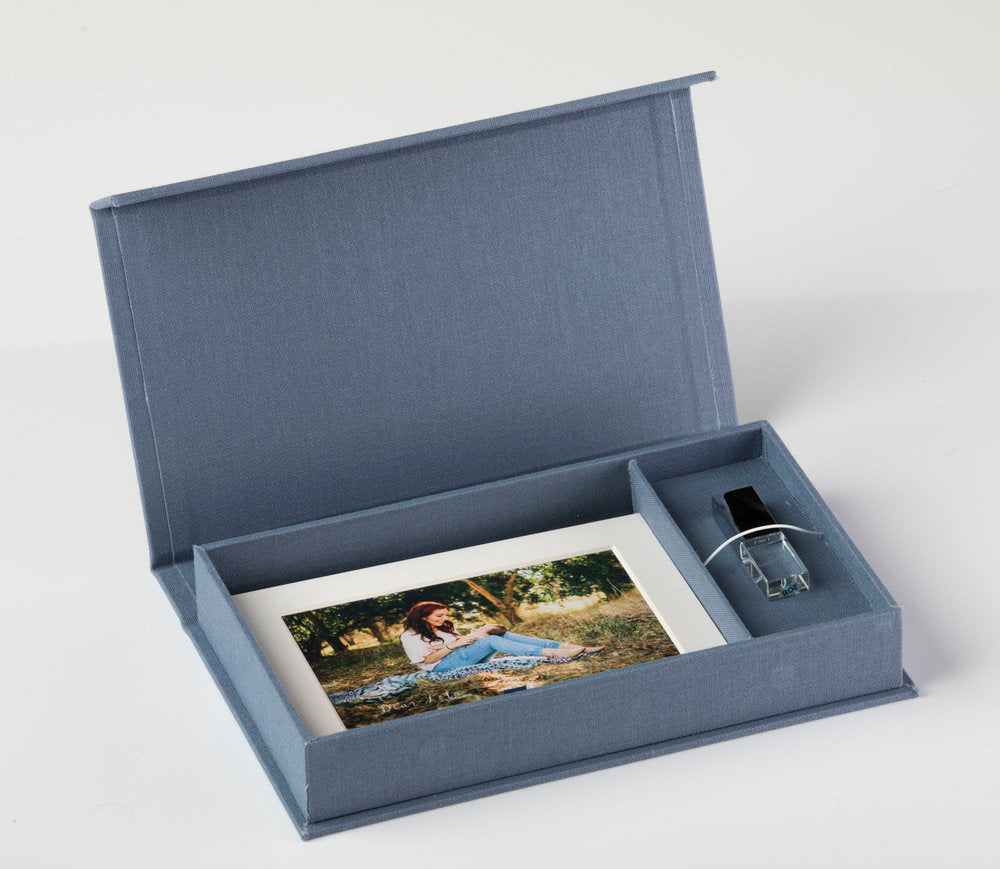 Print Photo Box: With USB Area - 7x5 inch. - The Photographer's Toolbox
