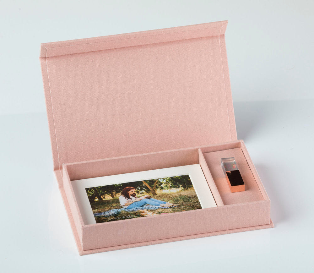 Print Photo Box: With USB Area - 7x5 inch. - The Photographer's Toolbox