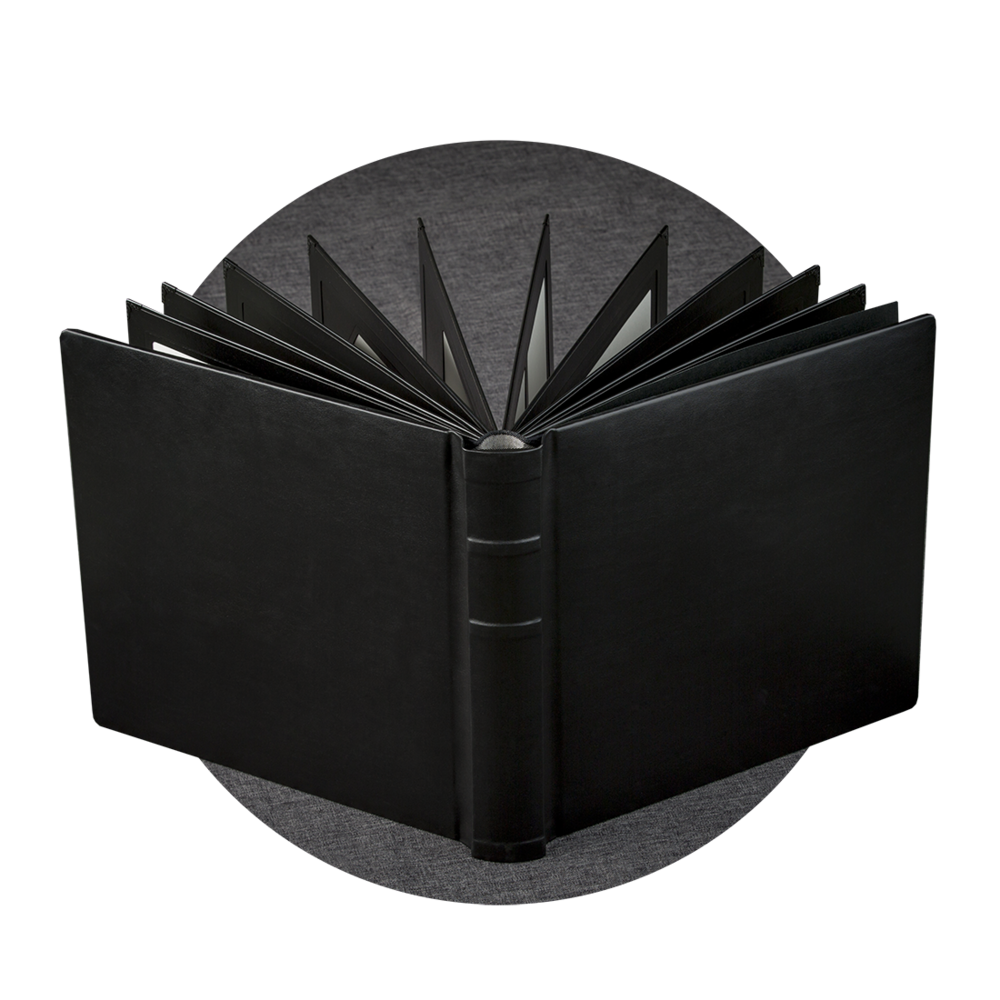 Classic Matted Photo Album: 10x10" - BLACK - WITH CAMEO 10, 12, or 15 pages The Photographer's Toolbox Matted Albums 162.00 The Photographer's Toolbox