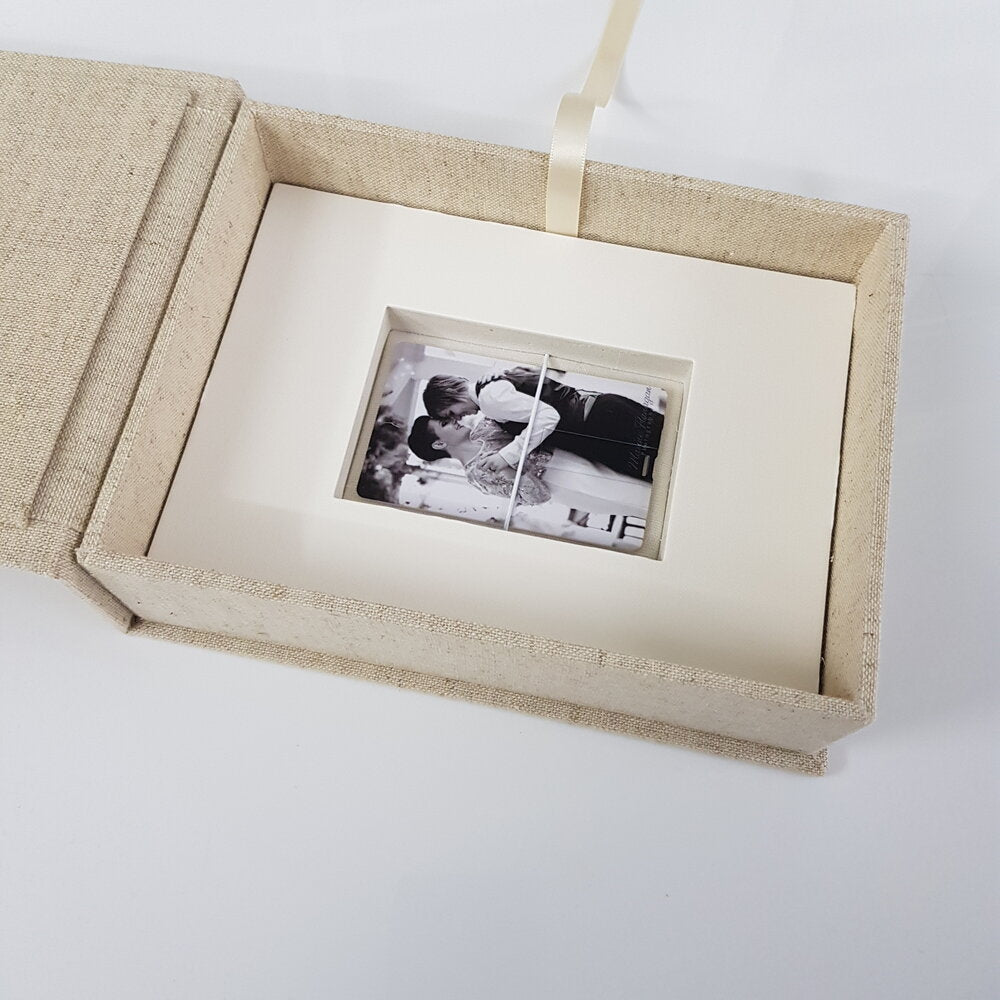 Fortune Box photo card プラス5点セット Portrait Photo Box: 7x5 inch - (with optional USB space