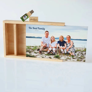 Wooden Photo Box:  7x5" 'Maple' (EMPTY - Photo lid is an optional extra) The Photographer's Toolbox Boxes 56.00 The Photographer's Toolbox