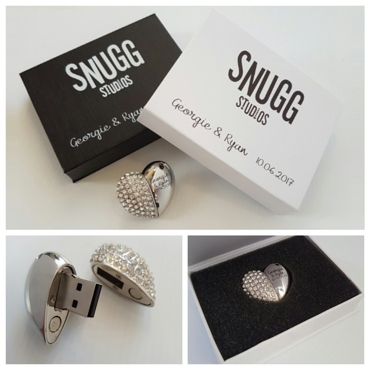 Presentation box for Crystal or Jeweled Heart USBs - <b>Includes free logo print.<b/> The Photographer's Toolbox  17.00 The Photographer's Toolbox