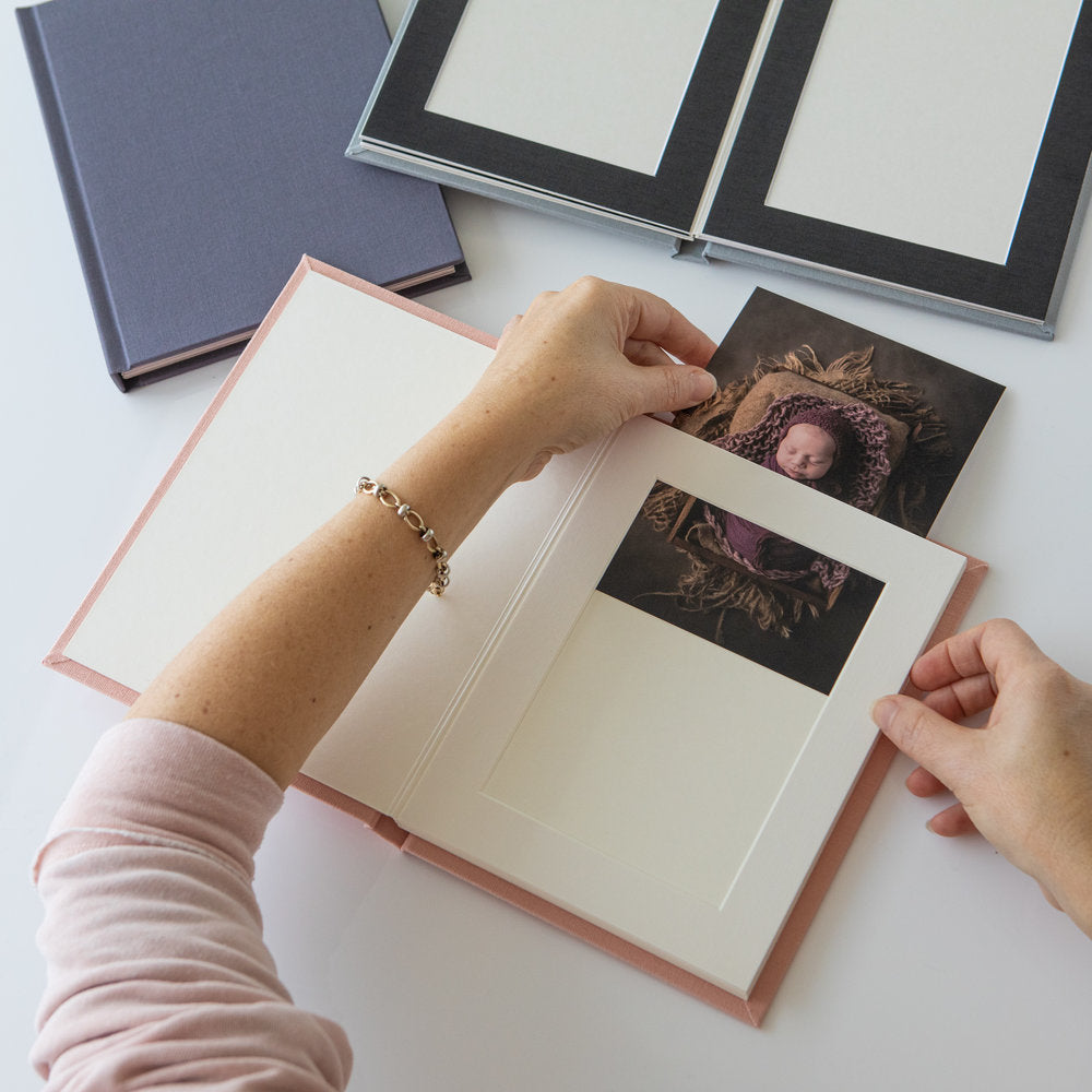 Matted Photo Album: 5x7" - 10 Photo - VERTICAL The Photographer's Toolbox Matted Albums 50.00 The Photographer's Toolbox