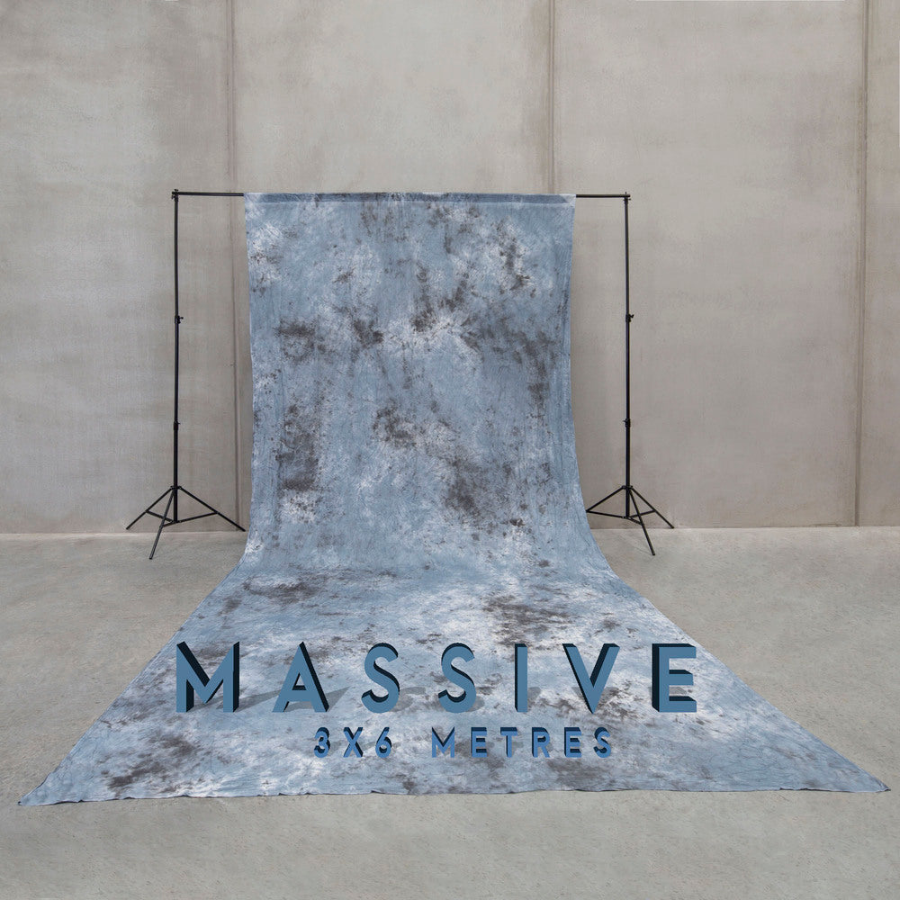 <strong> 50% off FINAL STOCK </strong> Muslin Cotton Backdrop Material: 3x6m 'Mottled Colours The Photographer's Toolbox Muslin Backdrop 50.00 The Photographer's Toolbox